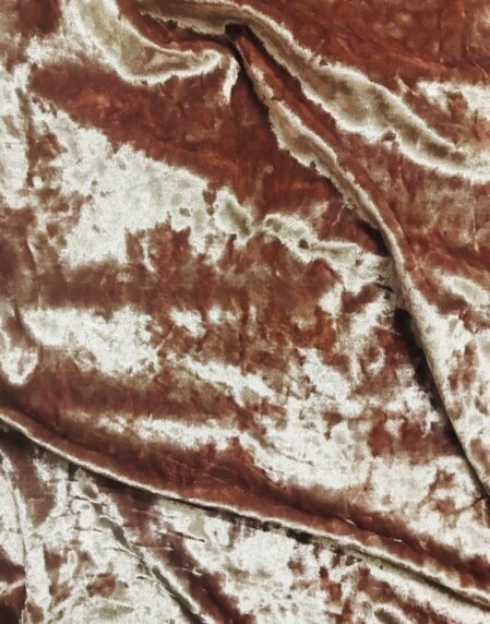 brown and white floral textile