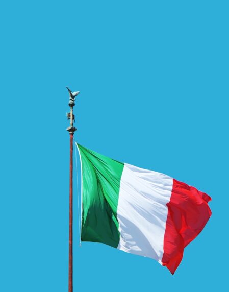 white, red, and green flag